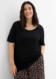 Longshirt van soepele viscose, bonprix