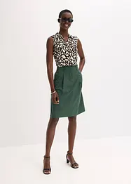 Midirok in een katoenmix, bonprix