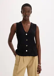 Ajour vest, bonprix