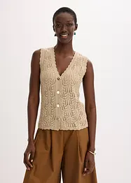 Ajour vest, bonprix