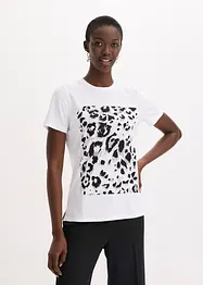 T-shirt met luipaardprint, bonprix