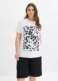 T-shirt met luipaardprint, bonprix