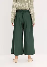 Katoenen popeline broek met riem (2-dlg set), bonprix