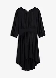 Jersey jurk met plooitjes, bonprix