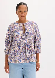 Shirtblouse met een veterdetail, bonprix