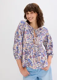 Shirtblouse met een veterdetail, bonprix