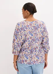 Shirtblouse met een veterdetail, bonprix