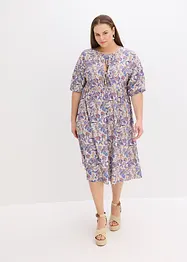 Jersey jurk met strikkoordjes, bonprix