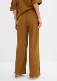 Gestructureerde broek van puur katoen, bonprix