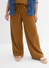 Gestructureerde broek van puur katoen, bonprix