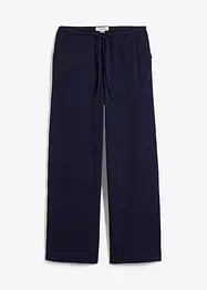 Gestructureerde broek van puur katoen, bonprix