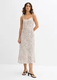 Jurk met spaghettibandjes van soepele viscose, bonprix
