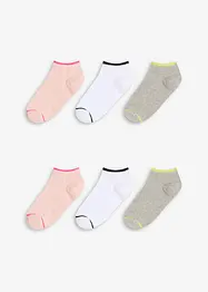 Sneakersokken met biologisch katoen (6 paar), bonprix