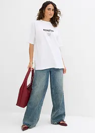 Oversized shirt van puur biologisch katoen, bonprix