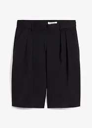 Bermuda met bandplooien in een viscosemix, bonprix