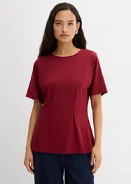 Getailleerd shirt in comfortabele Punto di Roma, bonprix
