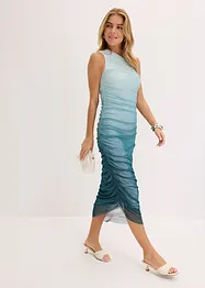 One shoulder jurk met mesh inzetstuk, bonprix