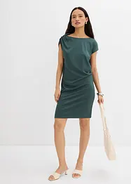 Mini jurk van gestructureerde crêpe, bonprix
