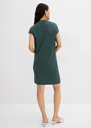 Mini jurk van gestructureerde crêpe, bonprix