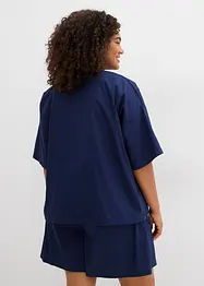 Oversized blouse van katoen, bonprix