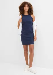 Jurk met spaghettibandjes van interlock (set van 2), bonprix