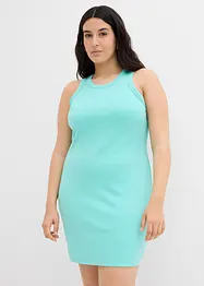Jurk met spaghettibandjes van interlock (set van 2), bonprix