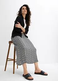 Maxi rok van viscose crinkle, bonprix