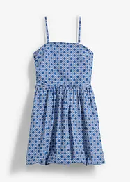 Strapless jurk van katoen, bonprix