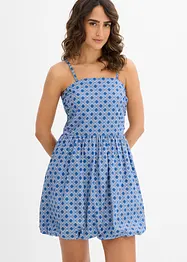 Strapless jurk van katoen, bonprix