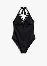 Halter badpak met een diep decolleté, bonprix