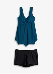 Lange tankini (2-dlg. set) met zigzagzoom, bonprix