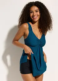 Lange tankini (2-dlg. set) met zigzagzoom, bonprix