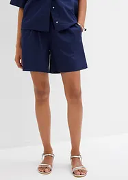 Slip-on shorts van puur katoen, bonprix