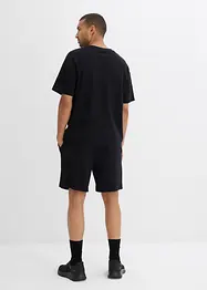 T-shirt en korte broek van zwaar biologisch katoen (2-dlg. set), bonprix