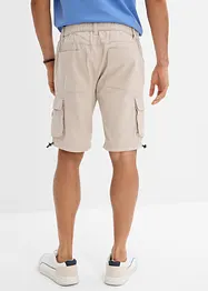 Cargo bermuda met comfortabele band, regular fit, bonprix