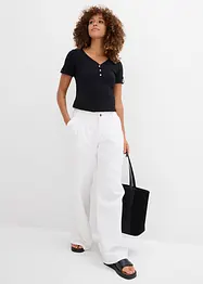 Henley shirt van puur biologisch katoen, bonprix