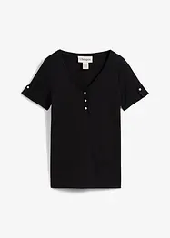 Henley shirt van puur biologisch katoen, bonprix