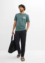 T-shirt (set van 2) van puur katoen, bonprix