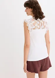 Shirt met kant, bonprix