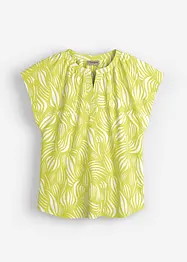 Henley shirt van een zachte viscosemix, bonprix