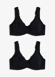 Minimizer T-shirt  bh met beugels van biologisch katoen (set van 2), bonprix
