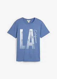T-shirt van biologisch katoen, slim fit, bonprix