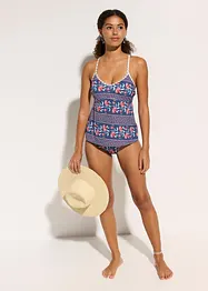 Tankini (2-dlg. set) met gekruiste bandjes, bonprix