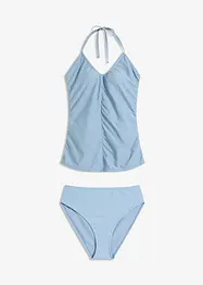 Halter tankini (2-dlg. set) met rimpels, bonprix