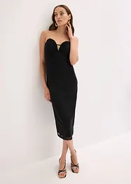 Maxi jurk met diep decolleté, bonprix