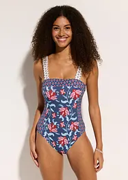Bandeau badpak met brede bandjes, bonprix