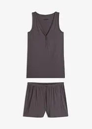 Shortama van zacht ribmateriaal, bonprix