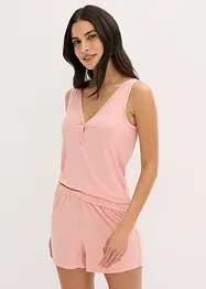 Shortama van zacht ribmateriaal, bonprix