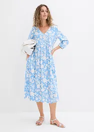 Midi jurk van soepele viscose, bonprix