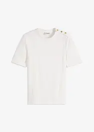 Geribd shirt van een zachte viscosemix, bonprix